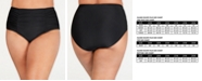 Island Escape Plus Size High-Waist Bikini Bottoms, Created for Macy's